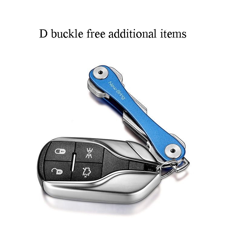 New Bring Mini Keychain Emergency Tool Multifunctional Portable Car Accessories Metal Key Storage Device(Gray Lengthening) - Key Rings by PMC TechLife | Online Shopping South Africa | PMC TechLife | Buy Now Pay Later Mobicred