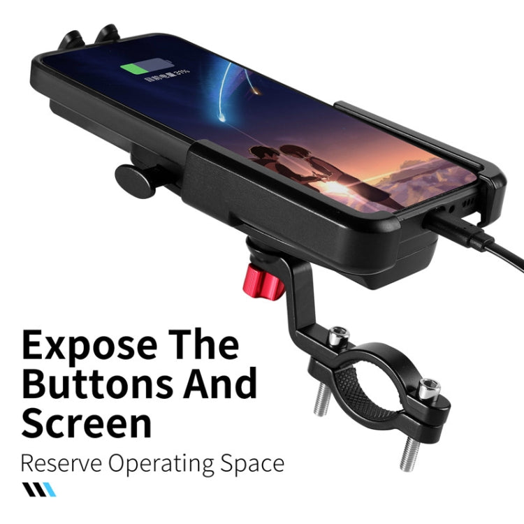 WEST BIKING  Bike Mobile Phone Holder Aluminum 360 Rotatable Electric Bike Scooter Motorcycle Phone Stand,Style: Handlebar Style - Holders by WEST BIKING | Online Shopping South Africa | PMC TechLife | Buy Now Pay Later Mobicred