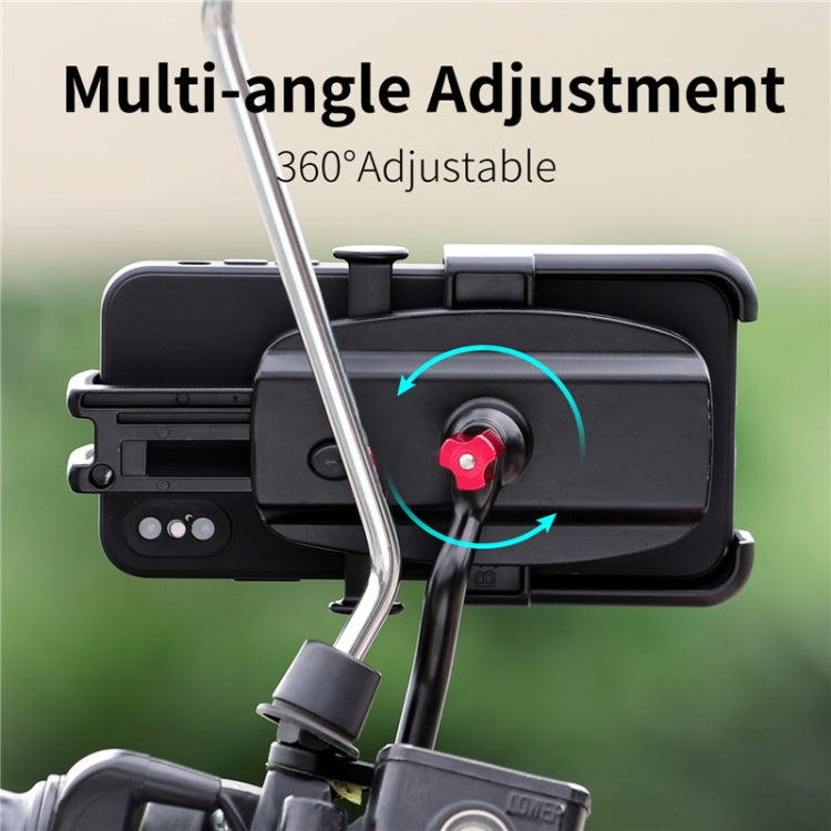 WEST BIKING  Bike Mobile Phone Holder Aluminum 360 Rotatable Electric Bike Scooter Motorcycle Phone Stand,Style: Handlebar Style - Holders by WEST BIKING | Online Shopping South Africa | PMC TechLife | Buy Now Pay Later Mobicred