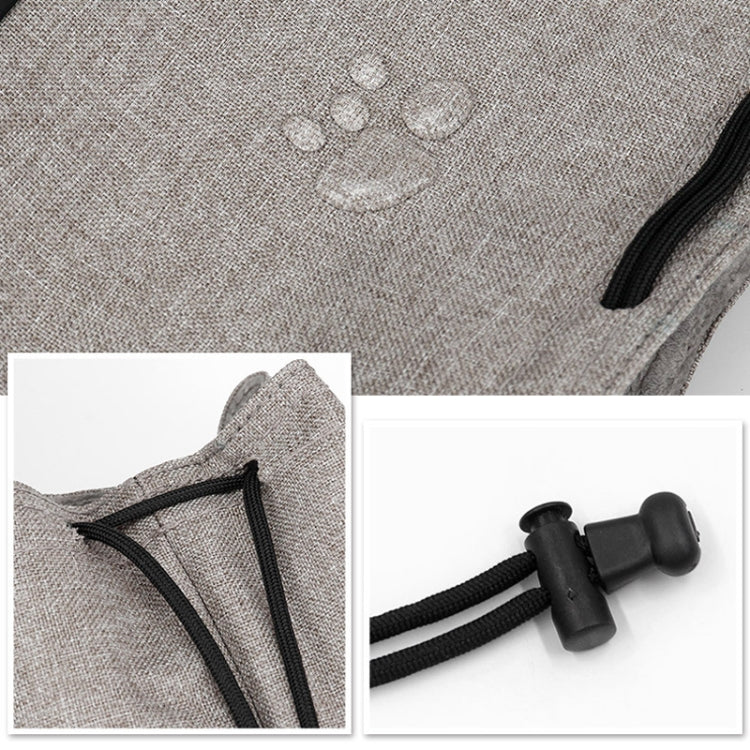 Baona Waterproof Micro SLR Camera Bag Protective Cover Drawstring Pouch Bag, Color: Large Gray - Soft Bag by Baona | Online Shopping South Africa | PMC TechLife | Buy Now Pay Later Mobicred