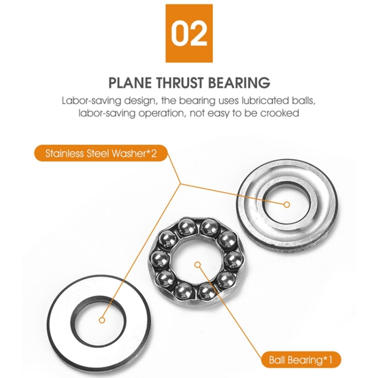 WEST BIKING Bicycle Headset Installation Removal Tools Bike Bottom Bracket Bearing Press Tool Bicycle Repair Tools(Black) - Bottom Brackets by WEST BIKING | Online Shopping South Africa | PMc TechLife | Buy Now Pay Later Mobicred