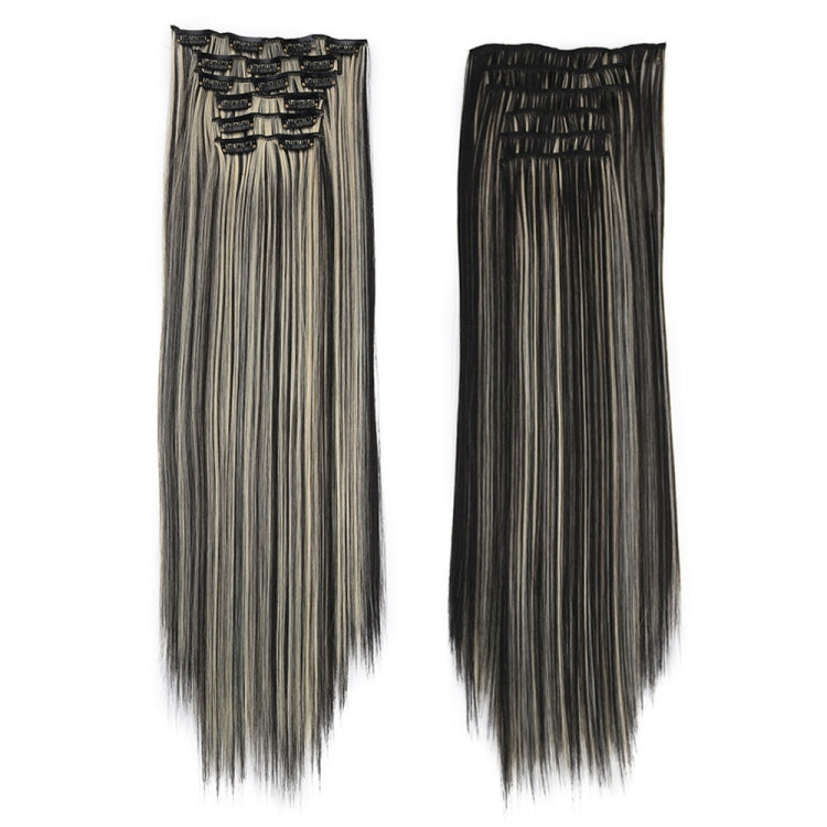 6 In 1 60cm Card Hair Extension Piece 16 Card Long Straight Hair Wig Piece, Color: 2.1BH613 - free shipping - PMC TechLife - Order now!