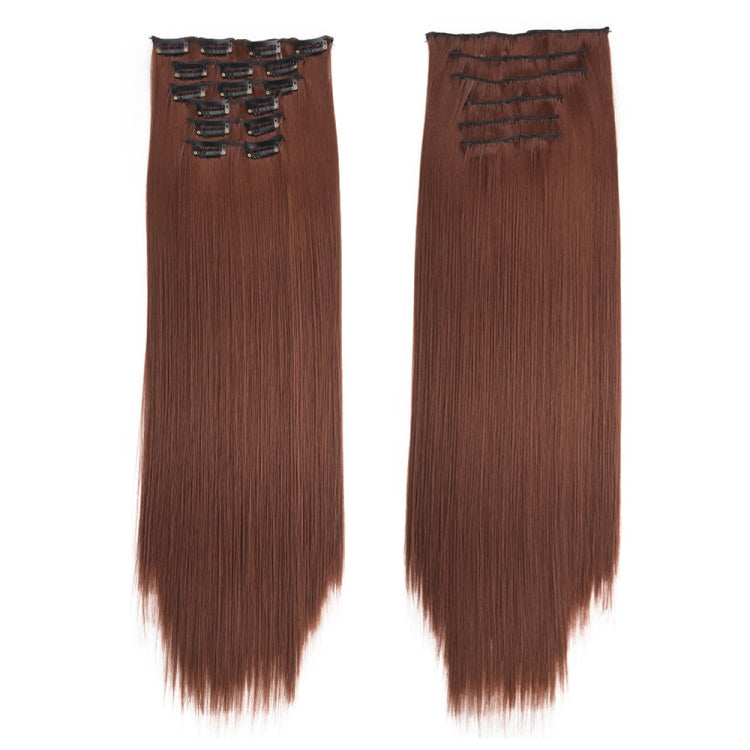 6 In 1 60cm Card Hair Extension Piece 16 Card Long Straight Hair Wig Piece, Color: 18.33 - free shipping - PMC TechLife - Order now!