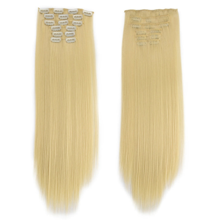 6 In 1 60cm Card Hair Extension Piece 16 Card Long Straight Hair Wig Piece, Color: 20.613 - free shipping - PMC TechLife - Order now!