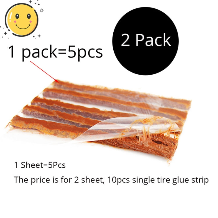 5 PCS Car Motorcycle Bike Tyre Repairing Rubber Strips Tyre Puncture Emergency Repair Strips Stiring Glue - Tire Repair & Installation Tools by PMC TechLife | Online Shopping South Africa | PMC TechLife | Buy Now Pay Later Mobicred
