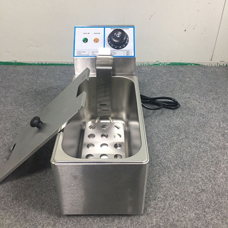 4L Electrician Fryer Home Desktop Single Cylinder Small Electric Fryer, EU Plug - free shipping - PMC TechLife - Order now!