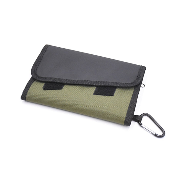 Splitable Fish Bait Bag With 6 PVC Self-Sealing Stickers Classification Storage Hanging Bag(Army Green) - Storage Boxes & Storage Bags by PMC TechLife | Online Shopping South Africa | PMC TechLife | Buy Now Pay Later Mobicred