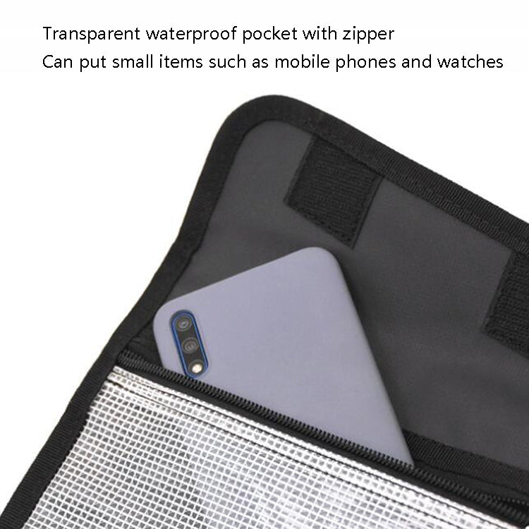 Splitable Fish Bait Bag With 6 PVC Self-Sealing Stickers Classification Storage Hanging Bag(Army Green) - Storage Boxes & Storage Bags by PMC TechLife | Online Shopping South Africa | PMC TechLife | Buy Now Pay Later Mobicred