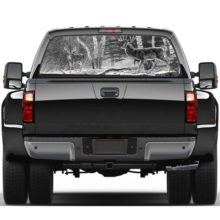 D-828 Forest Hunting Deer Rear Window Glass Stickers Truck SUV Car Post-Gear Window Stickers, 135X36cm - Decorative Sticker by PMC TechLife | Online Shopping South Africa | PMC TechLife | Buy Now Pay Later Mobicred