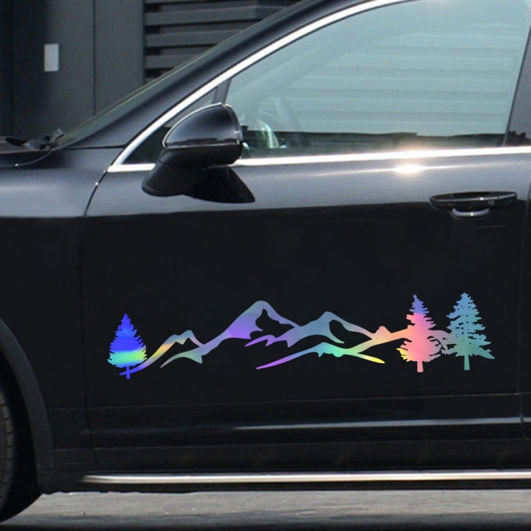 2 PCS D-791 Mountain Forest Car Sticker SUV Off-Road Vehicle Body Sticker Rear Windshield Car Sticker (Colour) - Decorative Sticker by PMC TechLife | Online Shopping South Africa | PMC TechLife | Buy Now Pay Later Mobicred