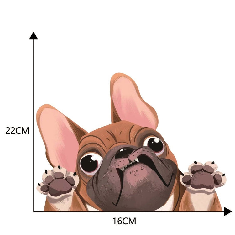 3 PCS D-840 Three-Dimensional Personalized Graphic Car Sticker Puppy Cartoon Colorful Vinyl Decals For Car Windows(C) - Decorative Sticker by PMC TechLife | Online Shopping South Africa | PMC TechLife | Buy Now Pay Later Mobicred