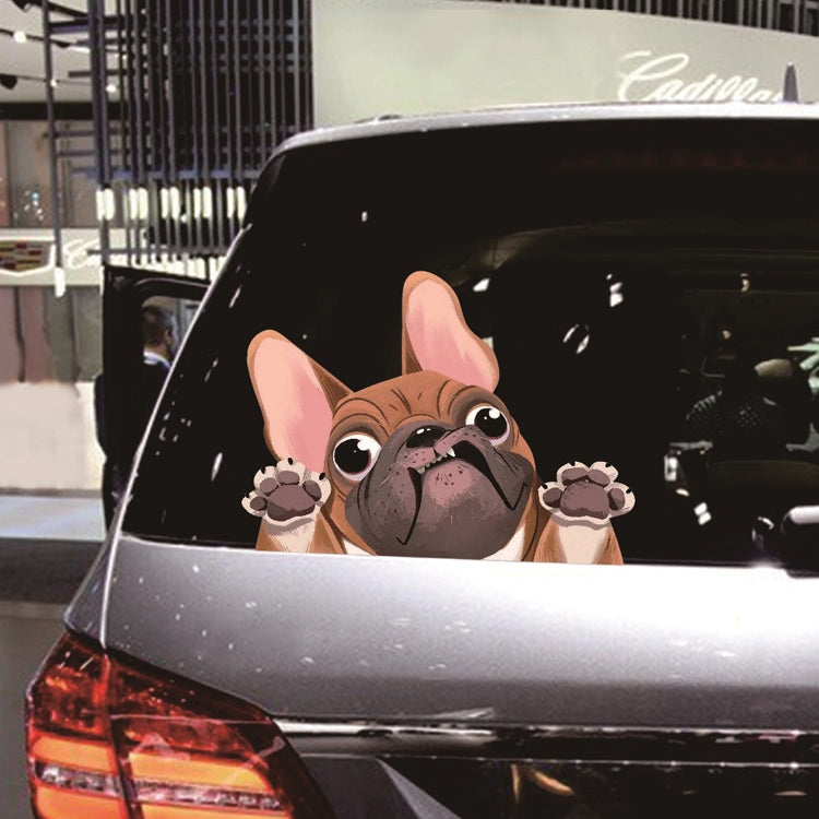 3 PCS D-840 Three-Dimensional Personalized Graphic Car Sticker Puppy Cartoon Colorful Vinyl Decals For Car Windows(C) - Decorative Sticker by PMC TechLife | Online Shopping South Africa | PMC TechLife | Buy Now Pay Later Mobicred
