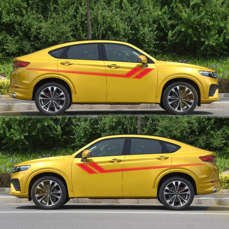 D-716 Car Striped Vinyl Body Stickers Personalized Modification Car Sticker(Red) - Decorative Sticker by PMC TechLife | Online Shopping South Africa | PMC TechLife | Buy Now Pay Later Mobicred