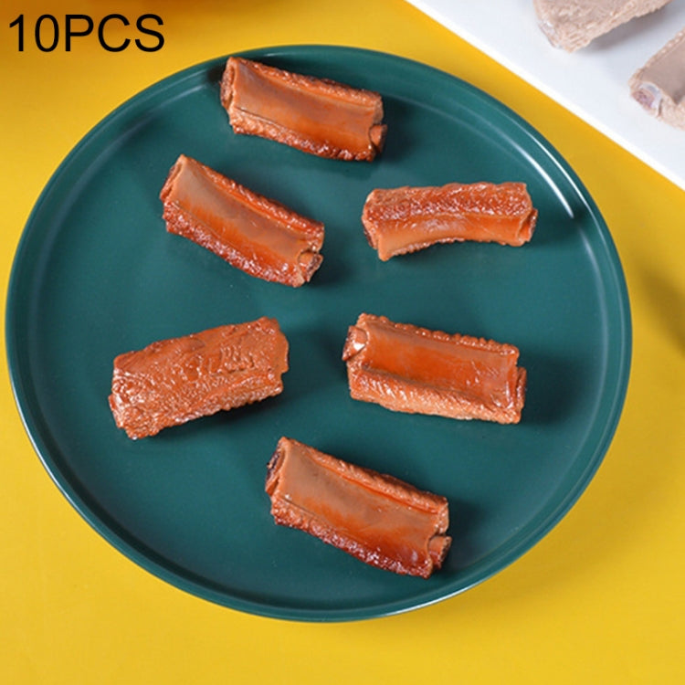 10 PCS Simulation Ribs Model Food Model Shoot Props(Caramel Color) - free shipping - PMC TechLife - Order now!