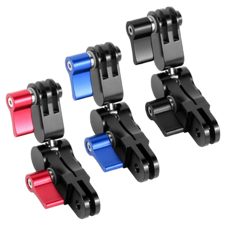 Aluminium Alloy 360 Degree Rotating Mount Adapter Adjustable Arm Connector for GoPro Hero11 Black / HERO10 Black /9 Black /8 Black /7 /6 /5 /5 Session /4 Session /4 /3+ /3 /2 /1, DJI Osmo Action and Other Action Cameras(Blue) - Helmet Mount by PMC TechLife | Online Shopping South Africa | PMC TechLife | Buy Now Pay Later Mobicred