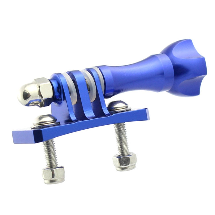 Aluminum Alloy Tripod Head Helmet Fixed Adapter Mount for GoPro Hero11 Black / HERO10 Black /9 Black /8 Black /7 /6 /5 /5 Session /4 Session /4 /3+ /3 /2 /1, DJI Osmo Action and Other Action Cameras(Blue) - free shipping - PMC TechLife - Order now!