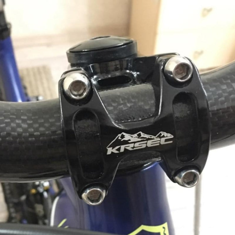 KRSEC CNC Ultra Light Short-Handed Mountain Bike Aluminum Alloy 50mm Riser, Colour: Full Black - Bicycle Grips by PMc TechLife | Online Shopping South Africa | PMc TechLife | Buy Now Pay Later Mobicred