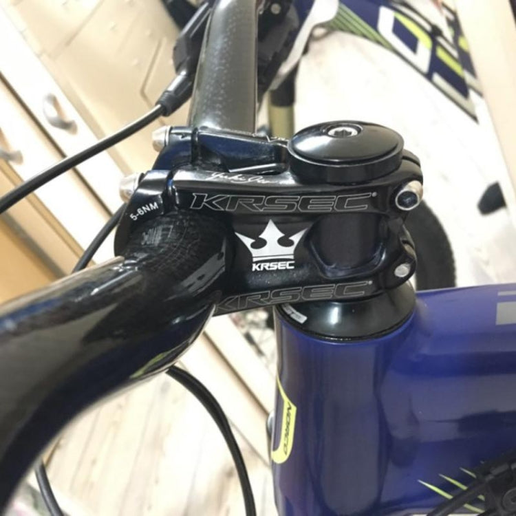 KRSEC CNC Ultra Light Short-Handed Mountain Bike Aluminum Alloy 50mm Riser, Colour: Red Black - Bicycle Grips by PMc TechLife | Online Shopping South Africa | PMc TechLife | Buy Now Pay Later Mobicred