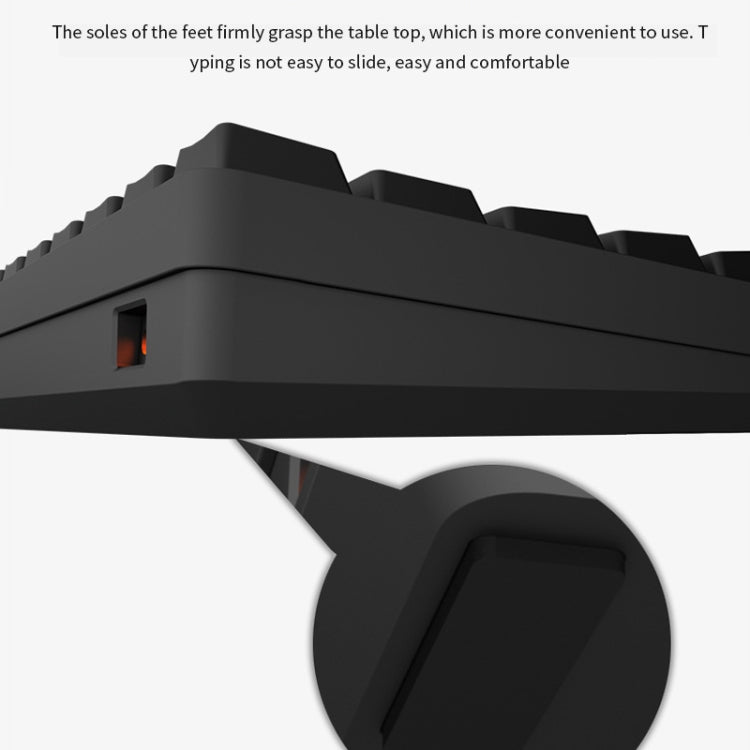 LEAVEN K28 61 Keys Gaming Office Computer RGB Wireless Bluetooth + Wired Dual Mode Mechanical Keyboard, Cabel Length:1.5m, Colour: Red Axis (Pink) - free shipping - PMC Jewellery - Order now!