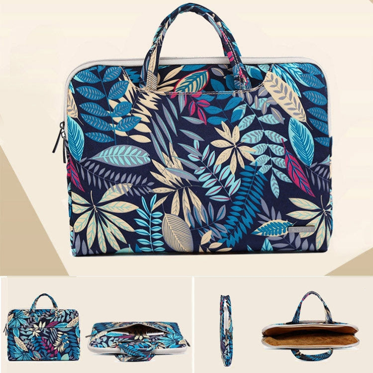 LiSEN LS-116 Simple Laptop Bag Business Laptop Liner Bag, Size: 11.6 inch(Snowflake Nylon Light Blue) - free shipping - PMC Jewellery - Order now!