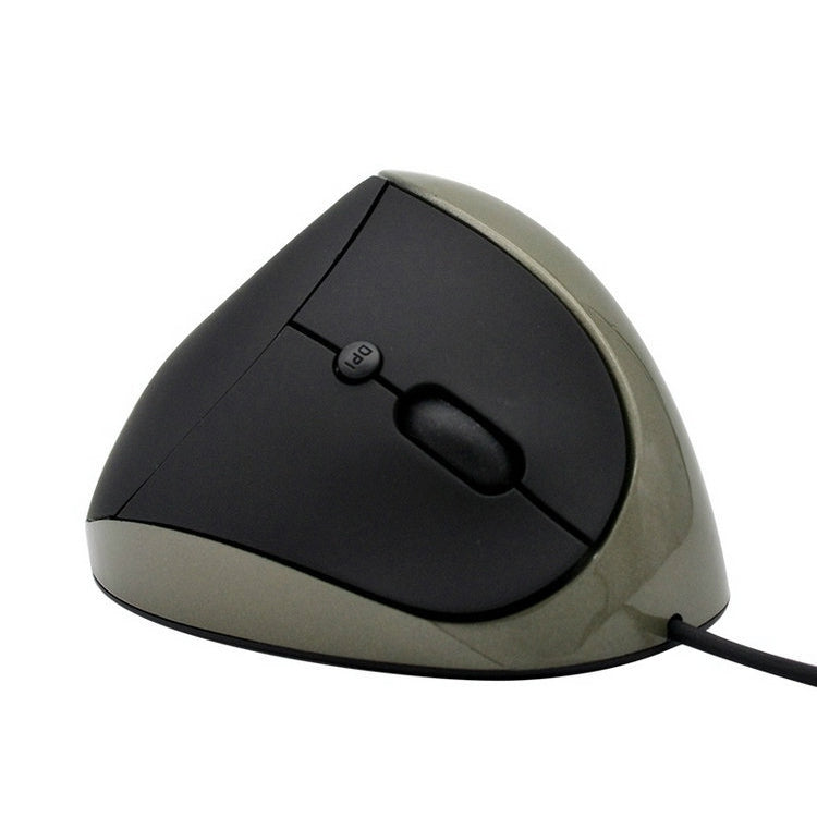 JSY-05 6 Keys Wired Vertical Mouse Ergonomics Brace Optical Mouse(Silver Gray) - Wired Mice by PMC TechLife | Online Shopping South Africa | PMC TechLife | Buy Now Pay Later Mobicred