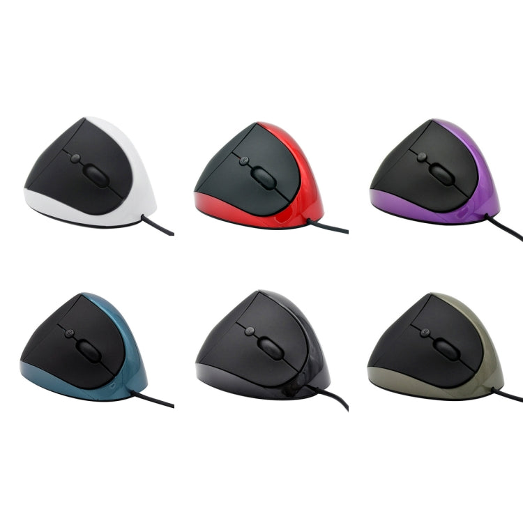 JSY-05 6 Keys Wired Vertical Mouse Ergonomics Brace Optical Mouse(Red) - Wired Mice by PMC TechLife | Online Shopping South Africa | PMC TechLife | Buy Now Pay Later Mobicred
