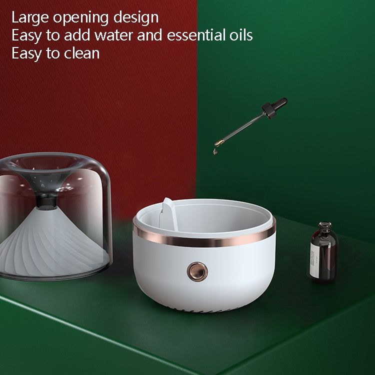 HX-930 Home Bedroom Round Mirror Essential Oil Aromatherapy Machine Ultrasonic Atomization Hydrating Spray Humidifier(Black) - free shipping - PMC TechLife - Order now!