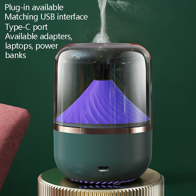HX-930 Home Bedroom Round Mirror Essential Oil Aromatherapy Machine Ultrasonic Atomization Hydrating Spray Humidifier(Black) - free shipping - PMC TechLife - Order now!
