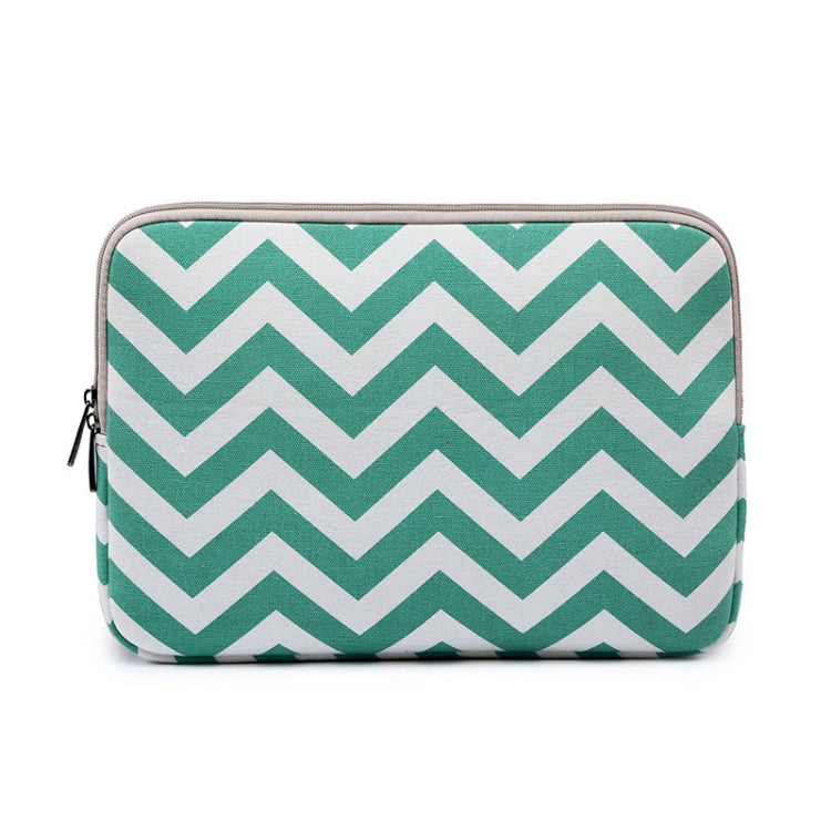 LiSEN LS-525 Wavy Pattern Notebook Liner Bag, Size: 11.6 inches(Light Green) - free shipping - PMC Jewellery - Order now!