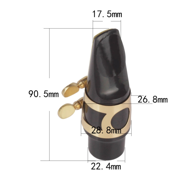 Saxophone Mouthpiece + Hat Clip Wind Instrument Accessories, Specification: Alto - Wind Instruments Accessories by PMC TechLife | Online Shopping South Africa | PMC TechLife