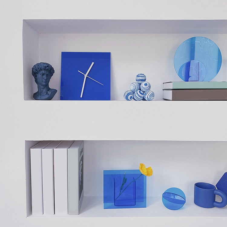 Blue Round Acrylic Ornament Studio Background Ornament Photo Props - free shipping - PMC TechLife - Order now!