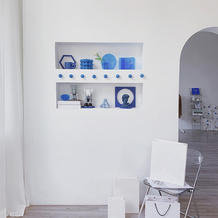 Blue Round Acrylic Ornament Studio Background Ornament Photo Props - free shipping - PMC TechLife - Order now!