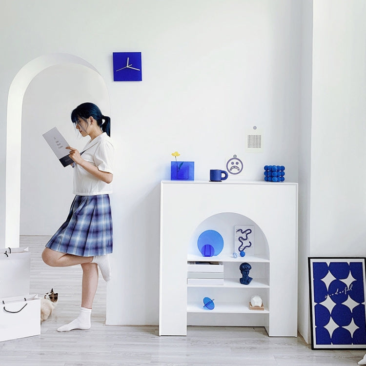 Blue Square Acrylic Ornament Studio Background Ornament Photo Props - free shipping - PMC TechLife - Order now!