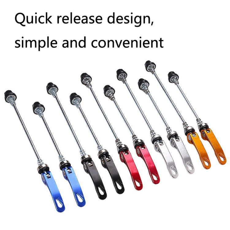 3 Sets BG-M5147 Mountain Bike Hub With Long Quick Release Lever(Black) - Quick Release by PMc TechLife | Online Shopping South Africa | PMc TechLife | Buy Now Pay Later Mobicred