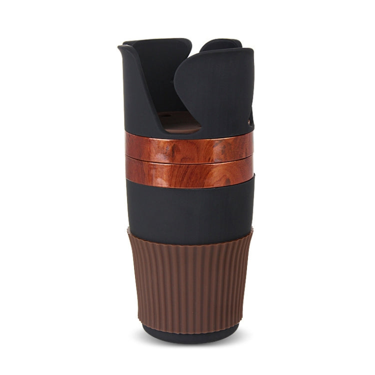 SUITU R151-4  Car Air Outlet Storage Water Cup Holder Mobile Phone Navigation Multi-function Storage Box(Mahogany) - Car Drink Holders by SUITU | Online Shopping South Africa | PMc TechLife | Buy Now Pay Later Mobicred