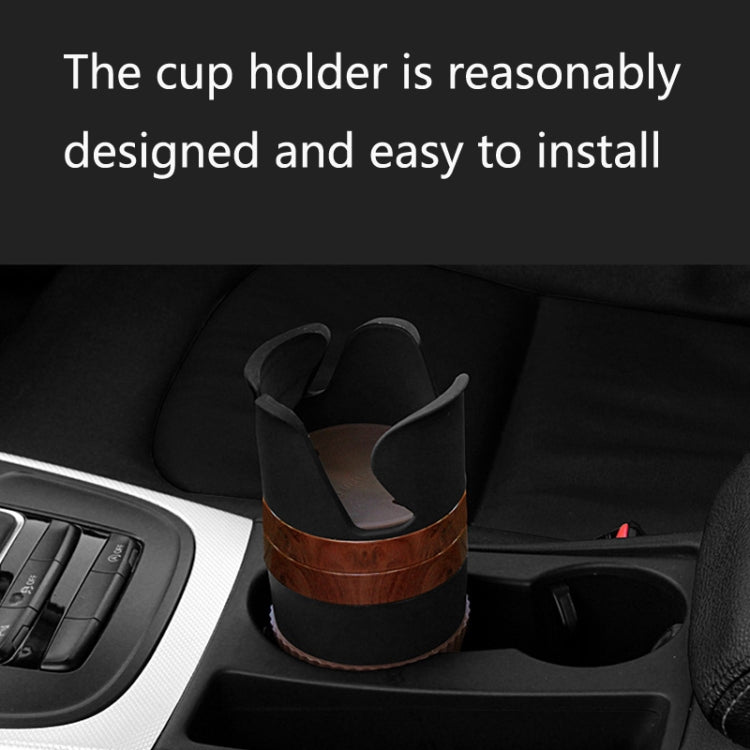 SUITU R151-4  Car Air Outlet Storage Water Cup Holder Mobile Phone Navigation Multi-function Storage Box(Mahogany) - Car Drink Holders by SUITU | Online Shopping South Africa | PMc TechLife | Buy Now Pay Later Mobicred