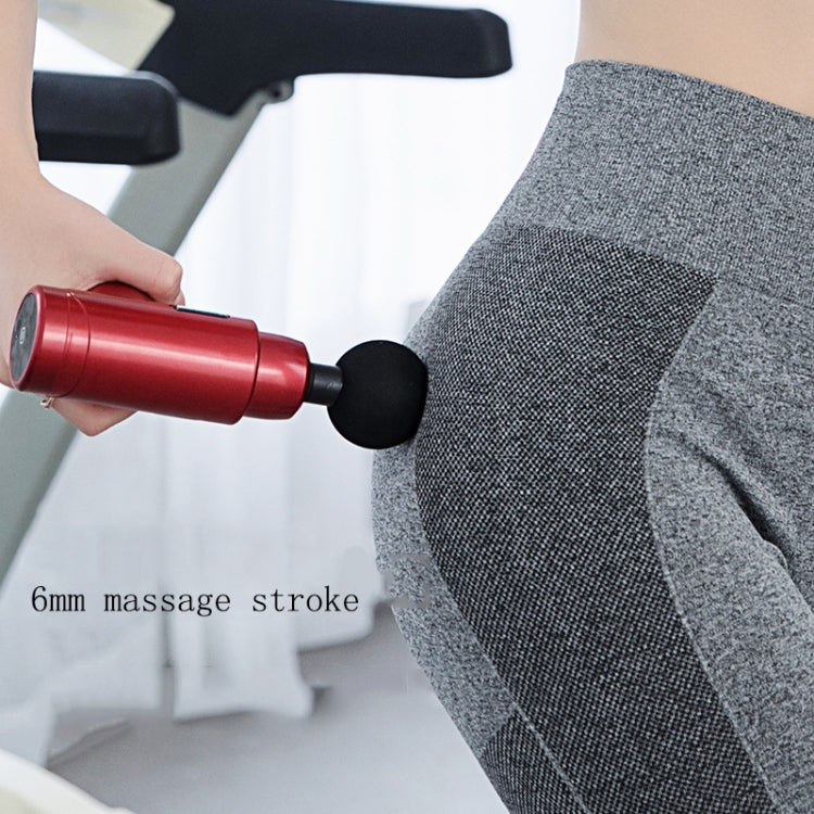 Fascia Massager Mini Electric Muscle Massager Portable Fitness Muscle Relaxing Massager Button(Dark Night Black) - free shipping - PMC TechLife - Order now!