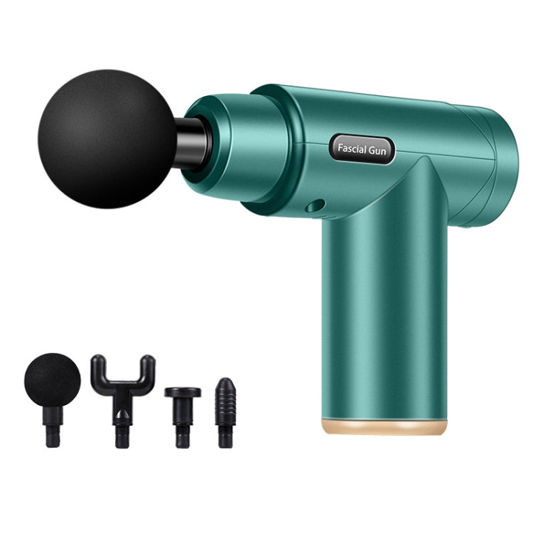 Fascia Massager Mini Electric Muscle Massager Portable Fitness Muscle Relaxing Massager LCD(Dark Green) - free shipping - PMC TechLife - Order now!