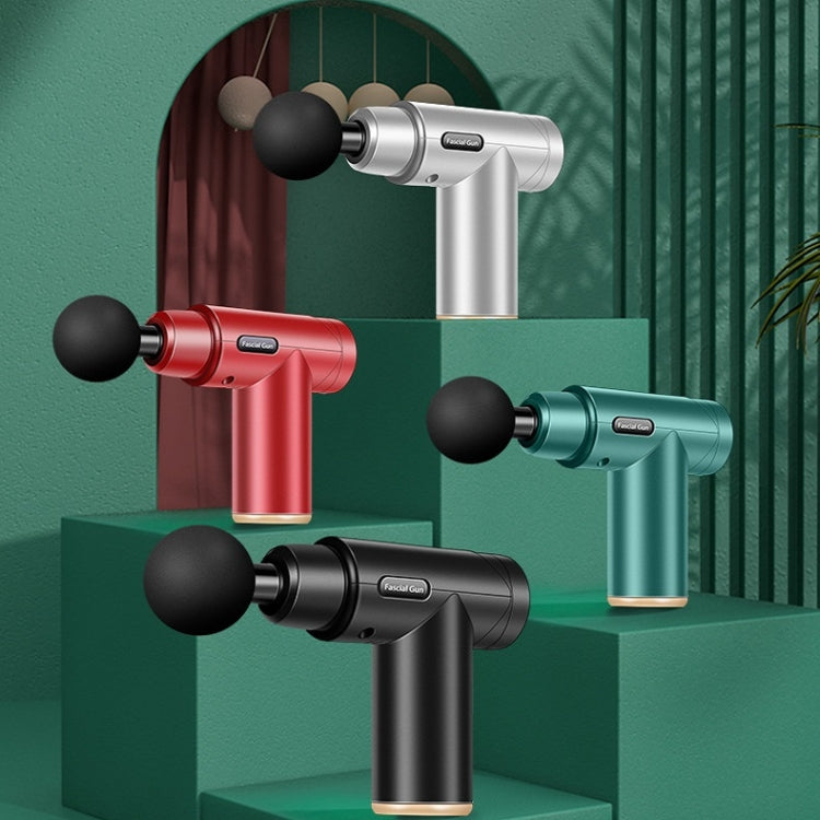 Fascia Massager Mini Electric Muscle Massager Portable Fitness Muscle Relaxing Massager LCD(Superior Red) - free shipping - PMC TechLife - Order now!