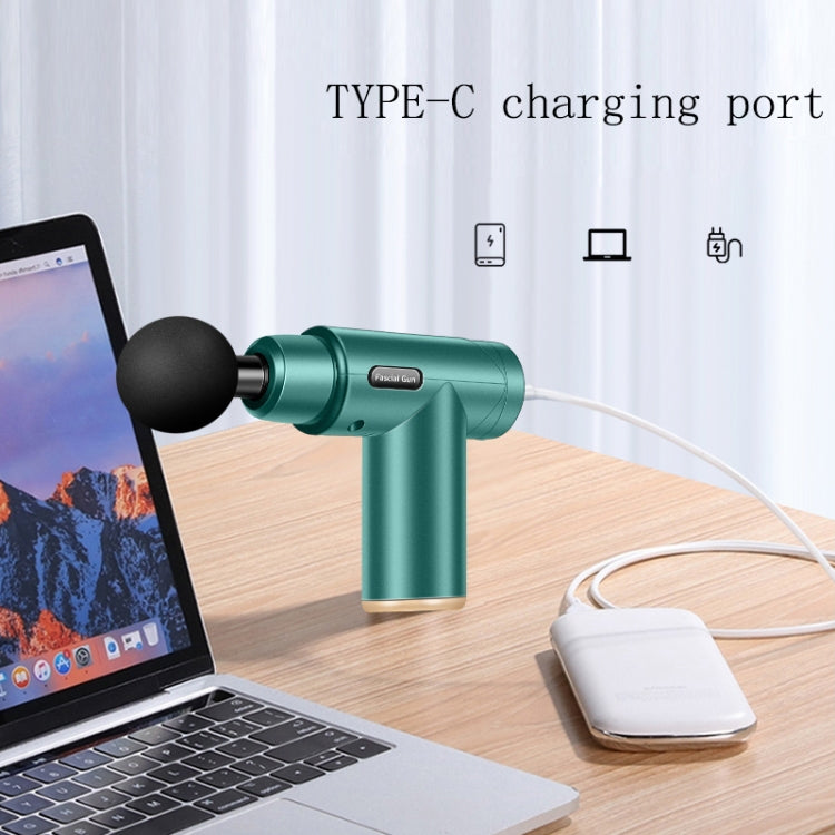 Fascia Massager Mini Electric Muscle Massager Portable Fitness Muscle Relaxing Massager LCD(Space Gray) - free shipping - PMC TechLife - Order now!