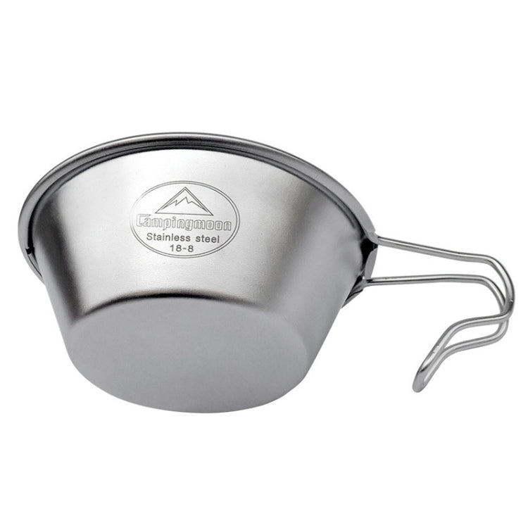 Campingmoon S220 Outdoor Portable Thickened Stainless Steel Bowl Camping Multi-Purpose Cutlery(Metallic) - Cookwares & Tablewares by PMC TechLife | Online Shopping South Africa | PMC TechLife | Buy Now Pay Later Mobicred