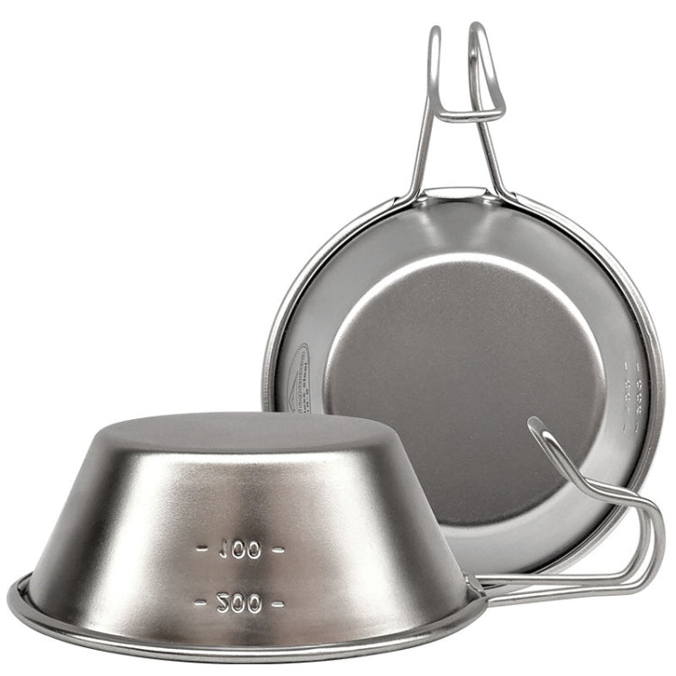Campingmoon S220 Outdoor Portable Thickened Stainless Steel Bowl Camping Multi-Purpose Cutlery(Metallic) - Cookwares & Tablewares by PMC TechLife | Online Shopping South Africa | PMC TechLife | Buy Now Pay Later Mobicred