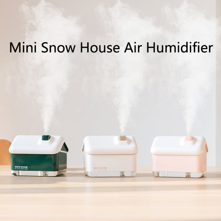 QB2020-008-G1 Mini Snow House Air Humidifier USB Bedroom Christmas Humidifier(White) - free shipping - PMC TechLife - Order now!