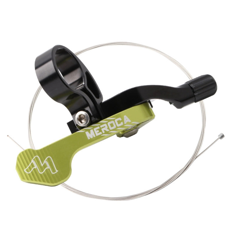 MEROCA Bicycle Telescoping Pipeline Controller Lifting Sitting Pipeline Control Switch(Black Green) - Bicycle Seat Posts by PMc TechLife | Online Shopping South Africa | PMc TechLife | Buy Now Pay Later Mobicred