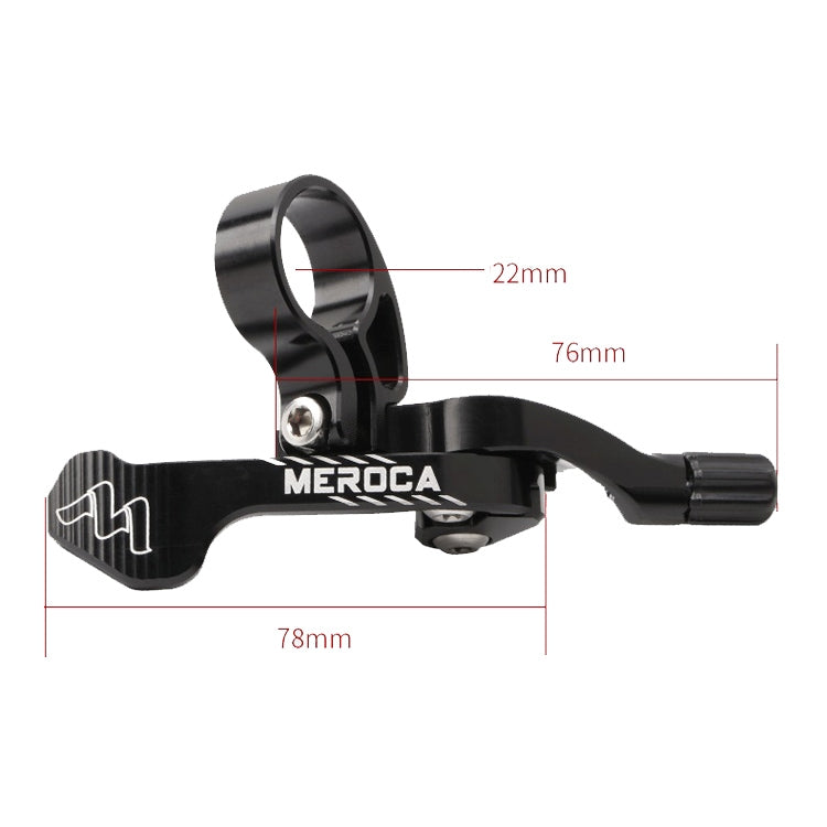 MEROCA Bicycle Telescoping Pipeline Controller Lifting Sitting Pipeline Control Switch(Black Blue) - Bicycle Seat Posts by PMc TechLife | Online Shopping South Africa | PMc TechLife | Buy Now Pay Later Mobicred