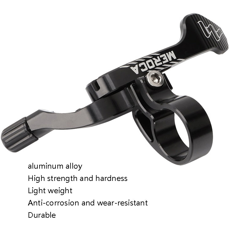 MEROCA Bicycle Telescoping Pipeline Controller Lifting Sitting Pipeline Control Switch(Black) - Bicycle Seat Posts by PMc TechLife | Online Shopping South Africa | PMc TechLife | Buy Now Pay Later Mobicred