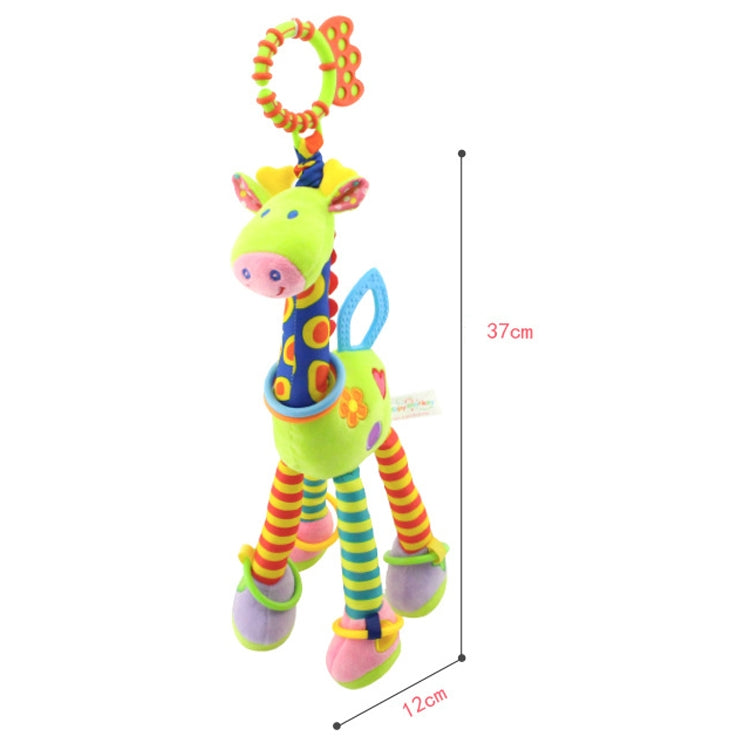 Baby Carriage Hanging Toy 0-1 Year Old Bell Teether Giraffe Bed Bell(Yellow) - Strollers Accessories by PMC TechLife | Online Shopping South Africa | PMC TechLife | Buy Now Pay Later Mobicred