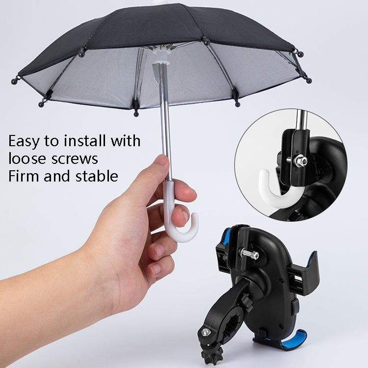 CYCLINGBOX BG-2935 Bicycle Mobile Phone Bracket With Umbrella Waterproof Navigation Electric Car Mobile Phone Frame, Style: Rearview Mirror Installation (Red) - free shipping - PMC TechLife - Order now!