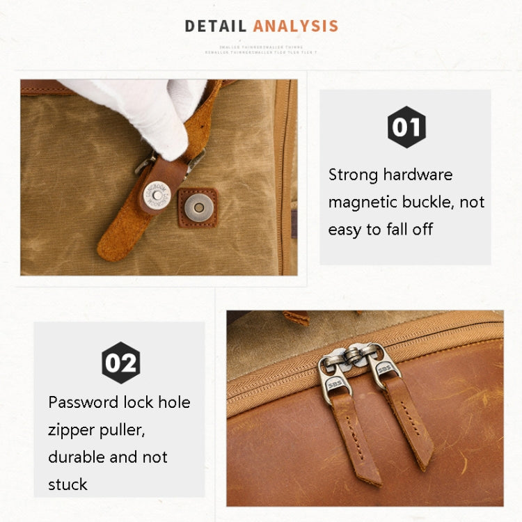 K805 Waterproof Batik Canvas Camera Backpack Outdoor Liner Shoulder Photography Bag(Blue) - Backpack by PMC TechLife | Online Shopping South Africa | PMC TechLife | Buy Now Pay Later Mobicred