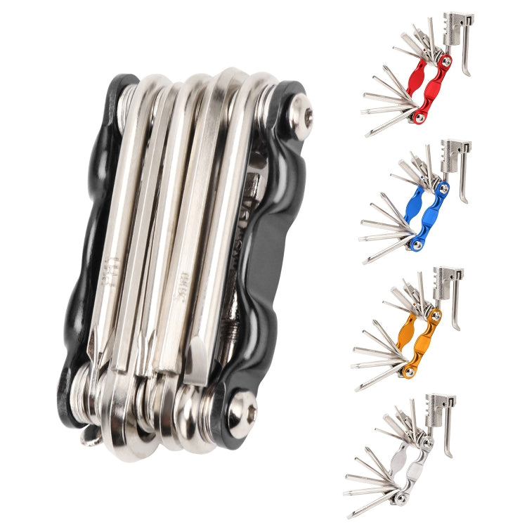 BG-9835D Bicycle Multi-Function Maintenance Curved 11 In 1 Tool Mountain Highway Bike With Interception Machine Combination Tool(blue) - Maintenance tools by PMc TechLife | Online Shopping South Africa | PMc TechLife | Buy Now Pay Later Mobicred